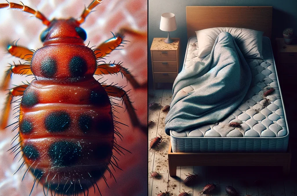 Dégâts et risque d'une infestation punaise de lit