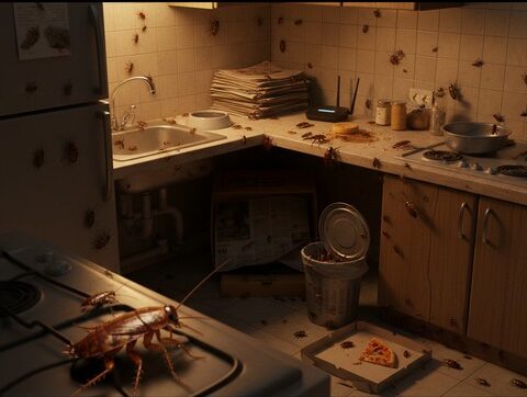 Les risques d’une infestation de cafards