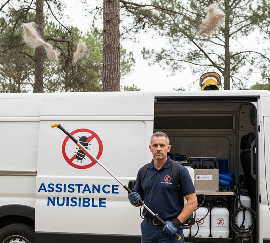 entreprise de désinsectisation de chenilles processionnaires