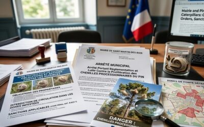 Mairie : obligations, arrêtés et sanctions chenilles processionnaires