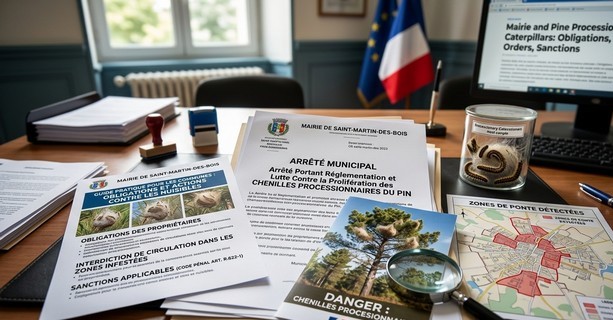 Mairie et chenilles processionnaires Mairie et chenilles processionnaires