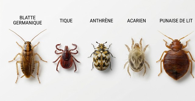 Taille d'une punaise de lit