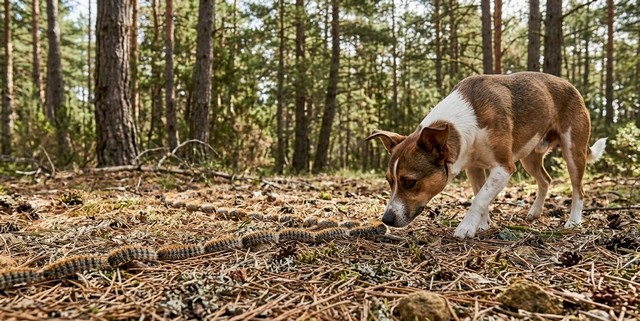 Chenilles processionnaires et chien