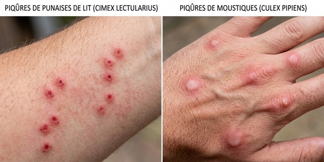 Piqûres de moustique et punaise de lit : les distinguer