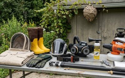 Équipements pour détruire les nids de guêpes