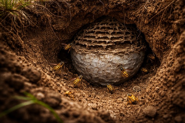 Guêpes dans la terre : nos solutions pour les éliminer