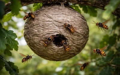 Nid de frelon : sa construction, sa taille et les gestes à faire
