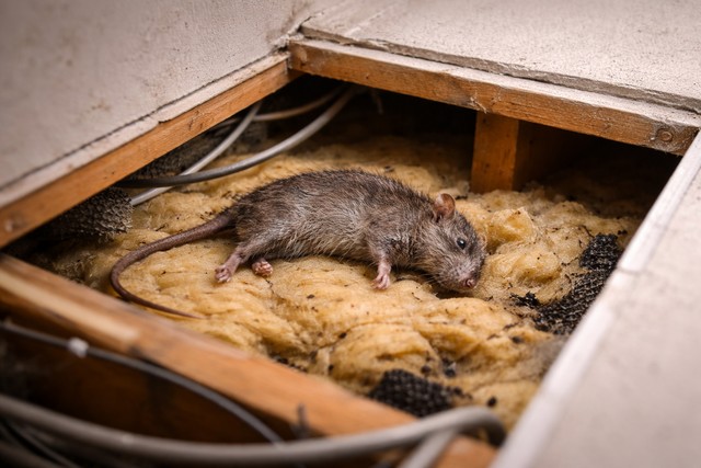Rat mort dans le grenier
