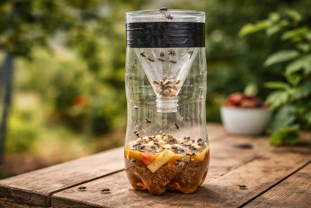 Piège à mouches entonnoir