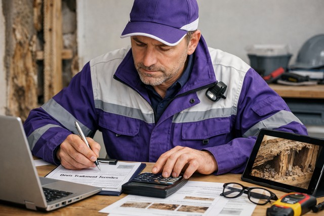 Termites : prix du traitement en 2026