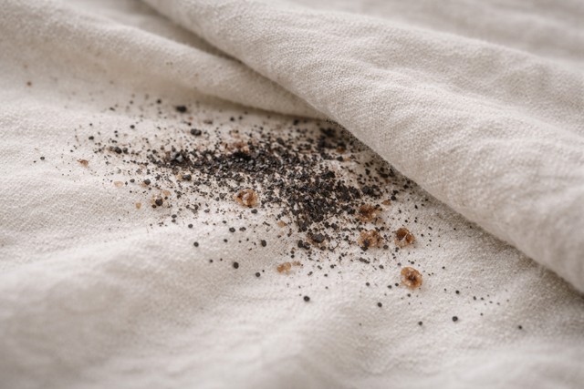 déjections de punaises de lit