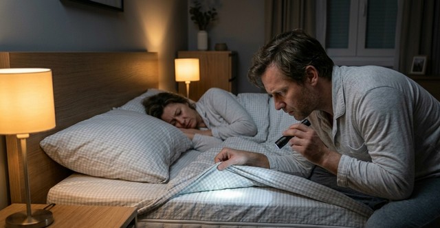 examiner acariens dans le lit