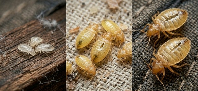 photos mues de punaises de lit