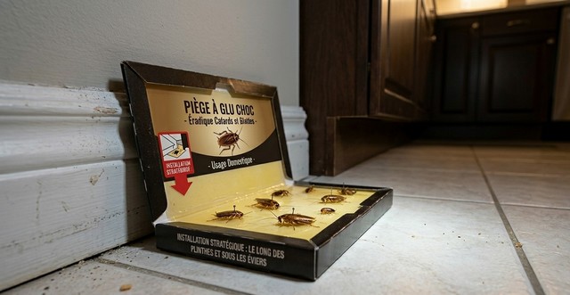piège à glu anti cafard