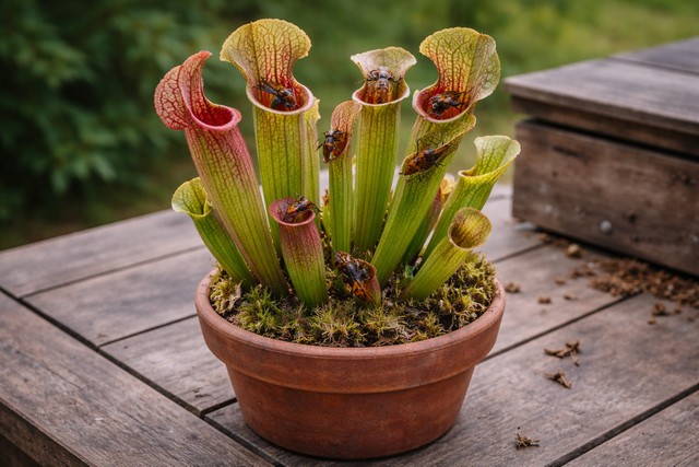 plante carnivore contre les frelons asiatiques