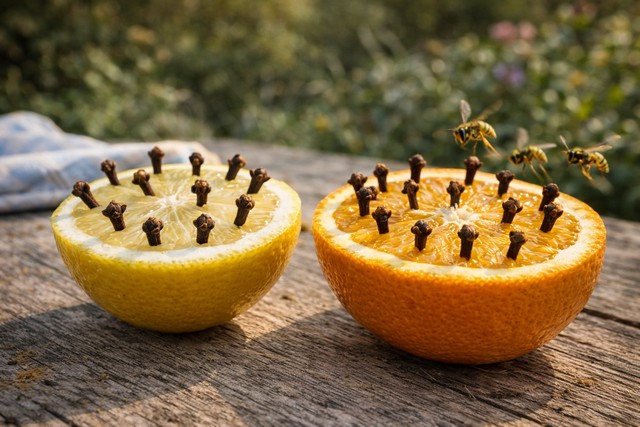 Clous de girofle et agrumes