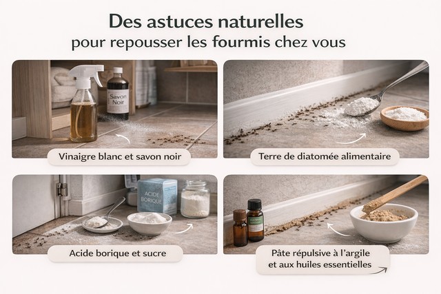 Des astuces naturelles pour repousser les fourmis chez vous