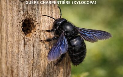 Guêpe charpentière : identification et intervention rapide