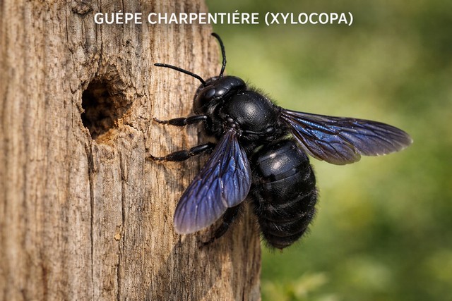 Guêpe charpentière Guêpe charpentière