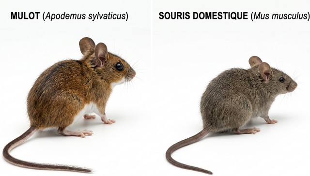 Mulot ou souris : comment les différencier rapidement