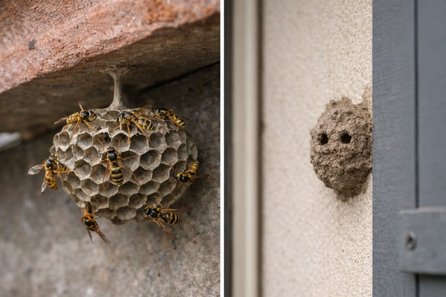 Nid de guêpes poliste