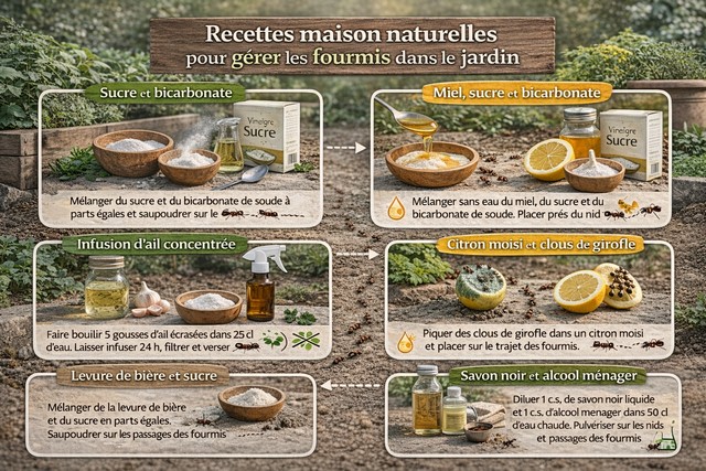 Recettes naturelles contre les fourmis