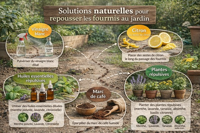 Solutions naturelles pour repousser les fourmis
