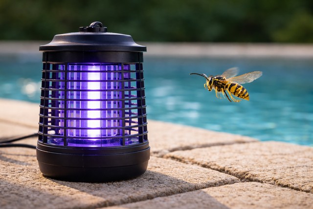 appareil à lumière UV anti guêpe