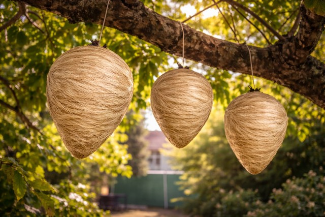 faux nids de guêpes