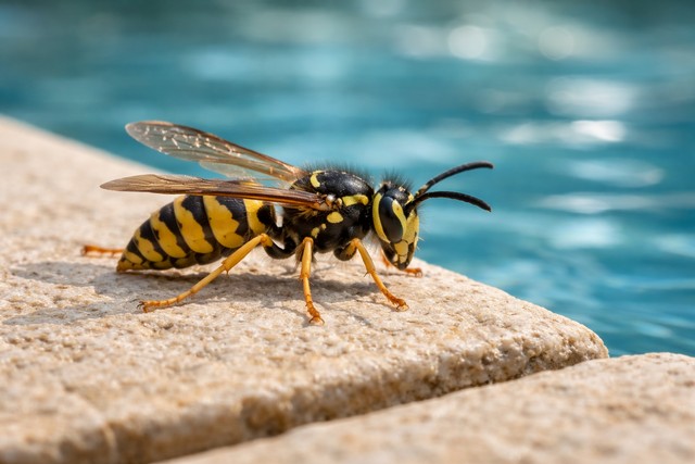 Guêpes autour de la piscine : comment les éloigner efficacement ?