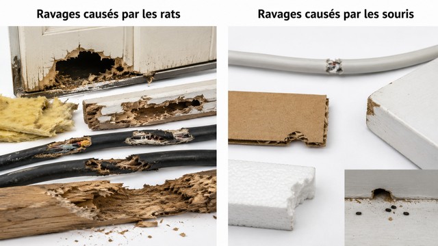Ravages des rats vs souris