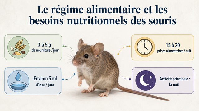 Les besoins nutritionnels des souris